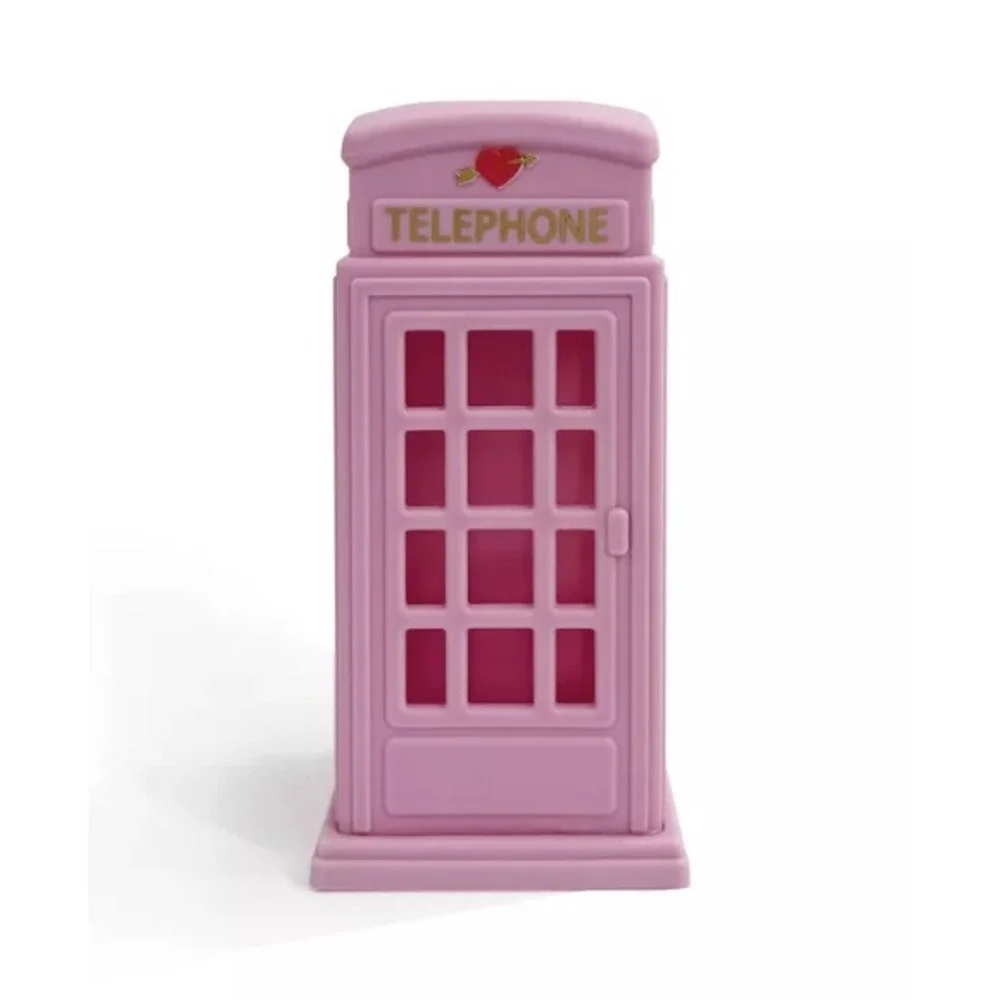 Target Bullseye Playground ~ Valentine Novelty LED Figural Telephone Booth ~ NEW
